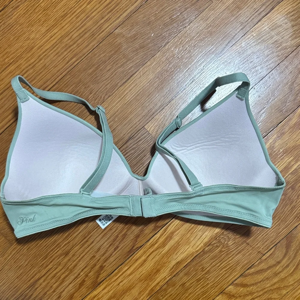 PINK Victoria's Secret Mint Green Bra - Picture 2 of 4